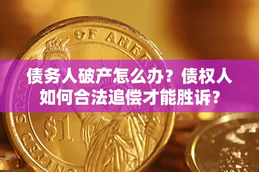 北京债务人破产怎么办？债权人如何合法追偿才能胜诉？