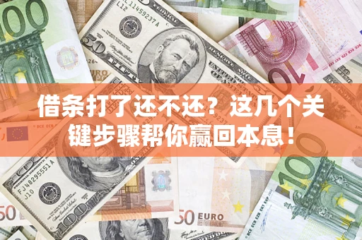 北京借条打了还不还？这几个关键步骤帮你赢回本息！