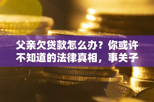 北京父亲欠贷款怎么办？你或许不知道的法律真相，事关子女未来