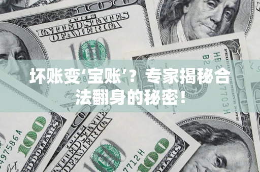 北京坏账变‘宝账’？专家揭秘合法翻身的秘密！