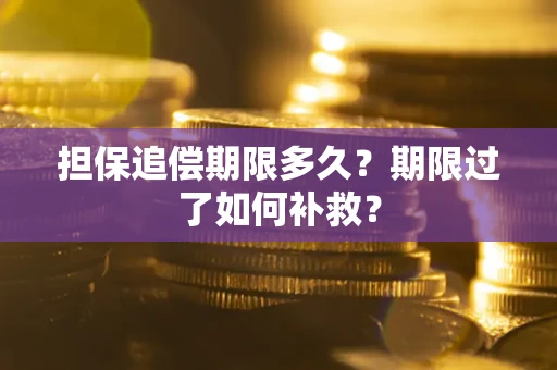 北京担保追偿期限多久？期限过了如何补救？