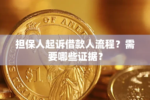 北京担保人起诉借款人流程？需要哪些证据？