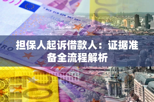 北京担保人起诉借款人：证据准备全流程解析