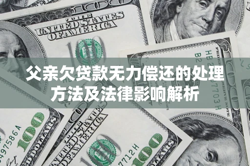 北京父亲欠贷款无力偿还的处理方法及法律影响解析