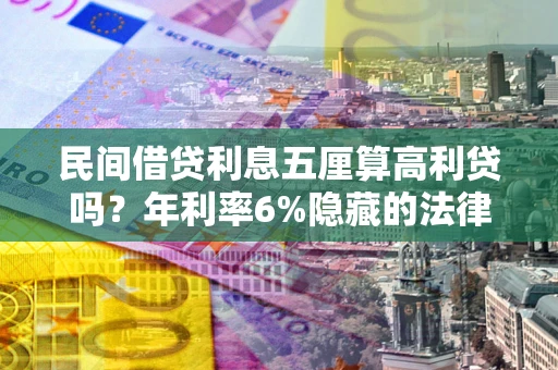北京民间借贷利息五厘算高利贷吗？年利率6%隐藏的法律风险全解析